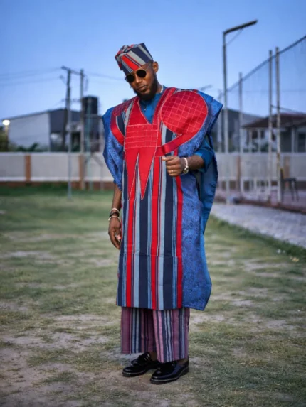 Royal Aso Oke Agbada Set